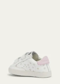 Golden GooseKid's Old School Nappa Leather and Suede Sneakers, Baby