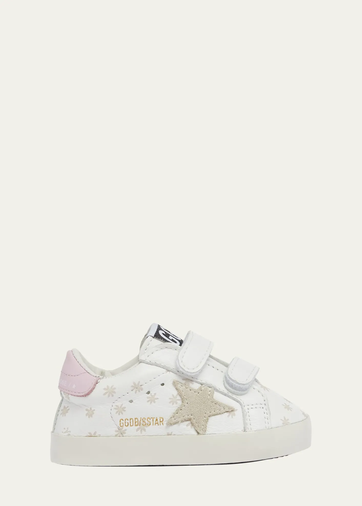 Golden GooseKid's Old School Nappa Leather and Suede Sneakers, Baby