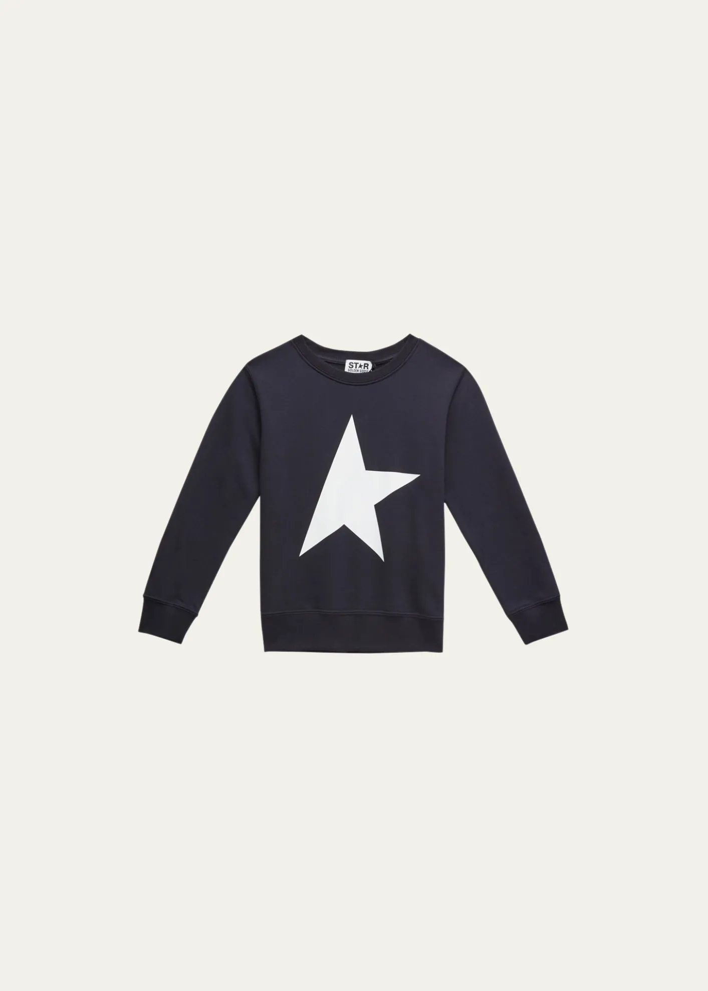 Golden GooseBoy's Crewneck Star Sweatshirt, Size 4-10