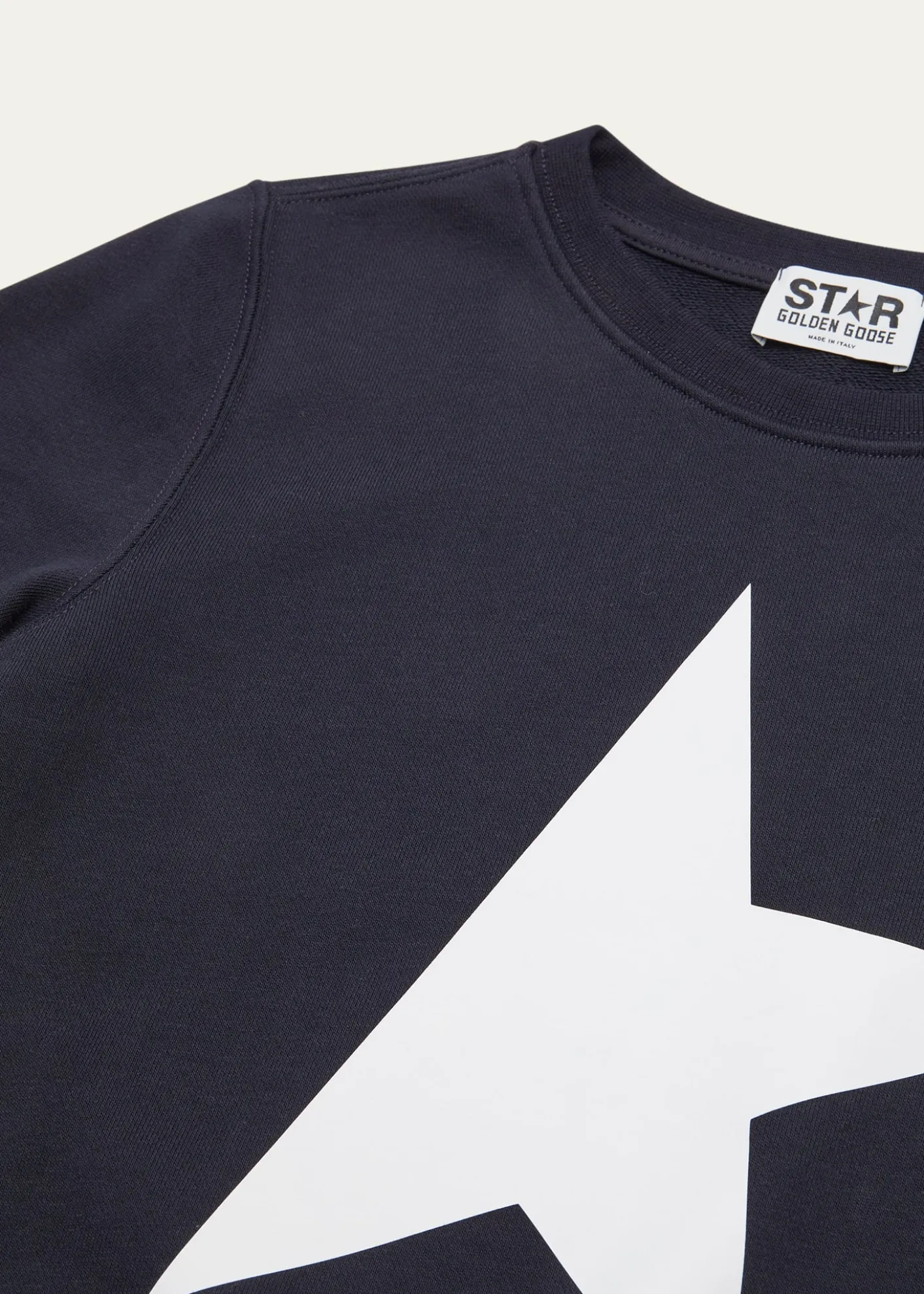 Golden GooseBoy's Crewneck Star Sweatshirt, Size 4-10