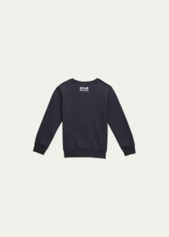 Golden GooseBoy's Crewneck Star Sweatshirt, Size 4-10
