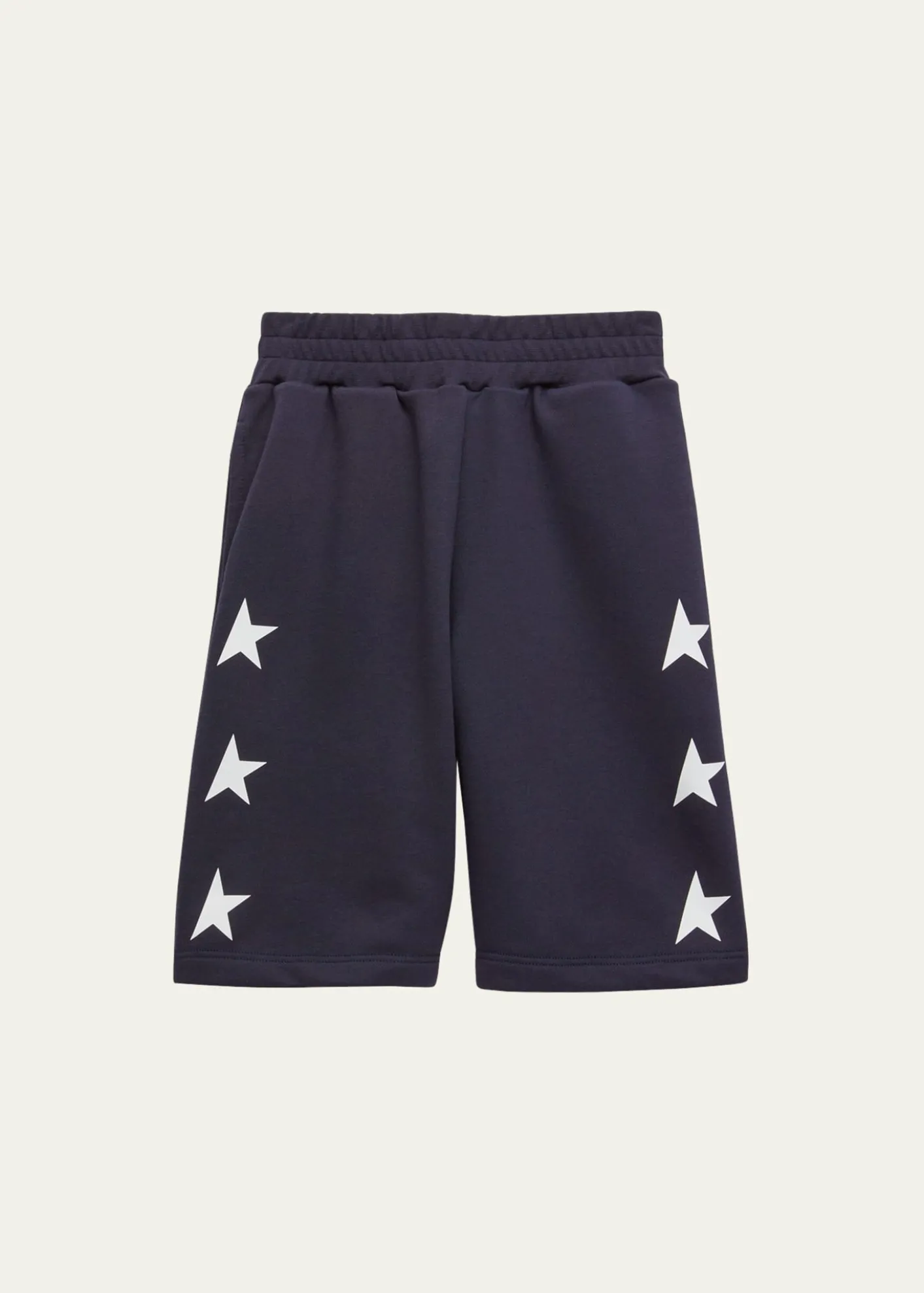 Golden GooseBoy's Star-Printed Wide Leg Shorts, Size 12