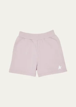Golden GooseGirl's Star-Printed Fleece Shorts, Size 4-10