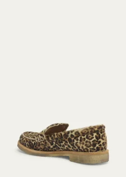 Golden GooseJerry Leopard Penny Loafers
