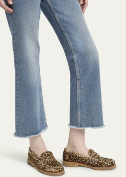 Golden GooseJerry Leopard Penny Loafers