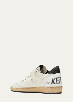 Golden GooseMen's Ball Star Distressed Leather Low-Top Sneakers