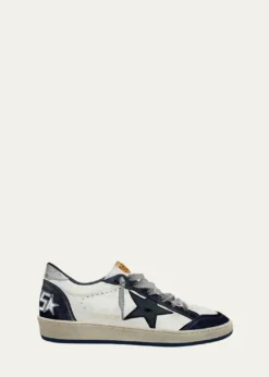 Golden GooseMen's Ball Star Leather Low-Top Sneakers