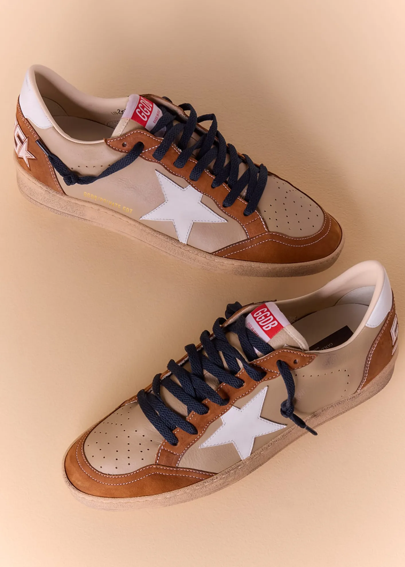 Golden GooseMen's Ball Star Low-Top Nubuck Leather Sneakers - Exclusive