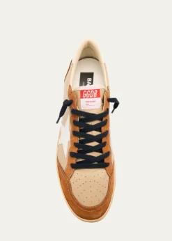Golden GooseMen's Ball Star Low-Top Nubuck Leather Sneakers - Exclusive