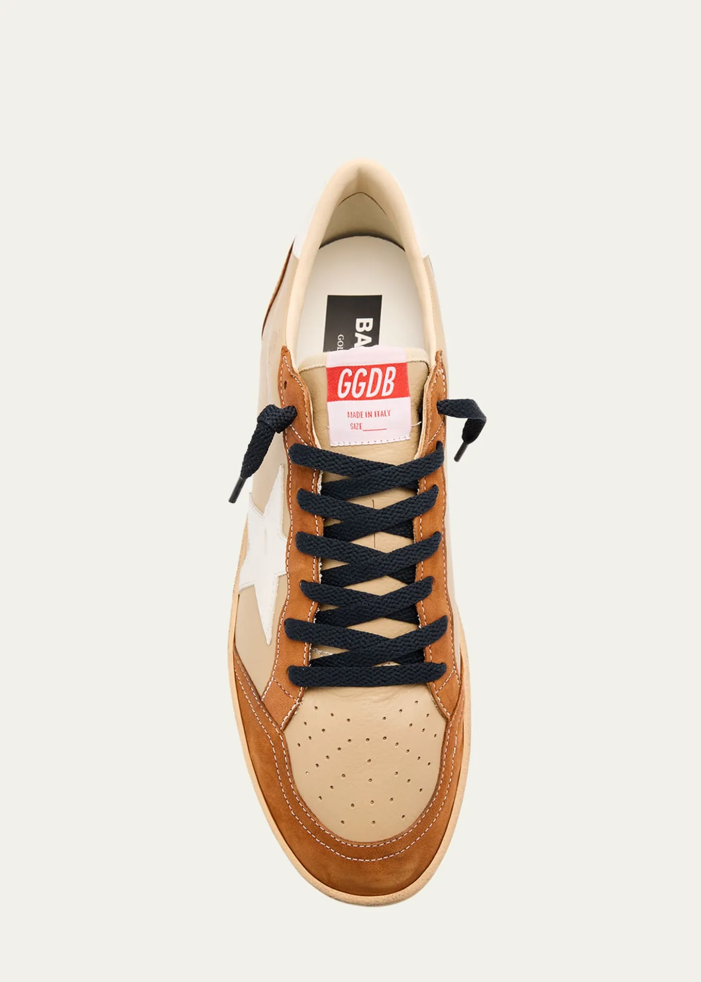 Golden GooseMen's Ball Star Low-Top Nubuck Leather Sneakers - Exclusive