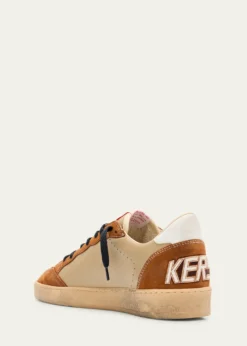 Golden GooseMen's Ball Star Low-Top Nubuck Leather Sneakers - Exclusive