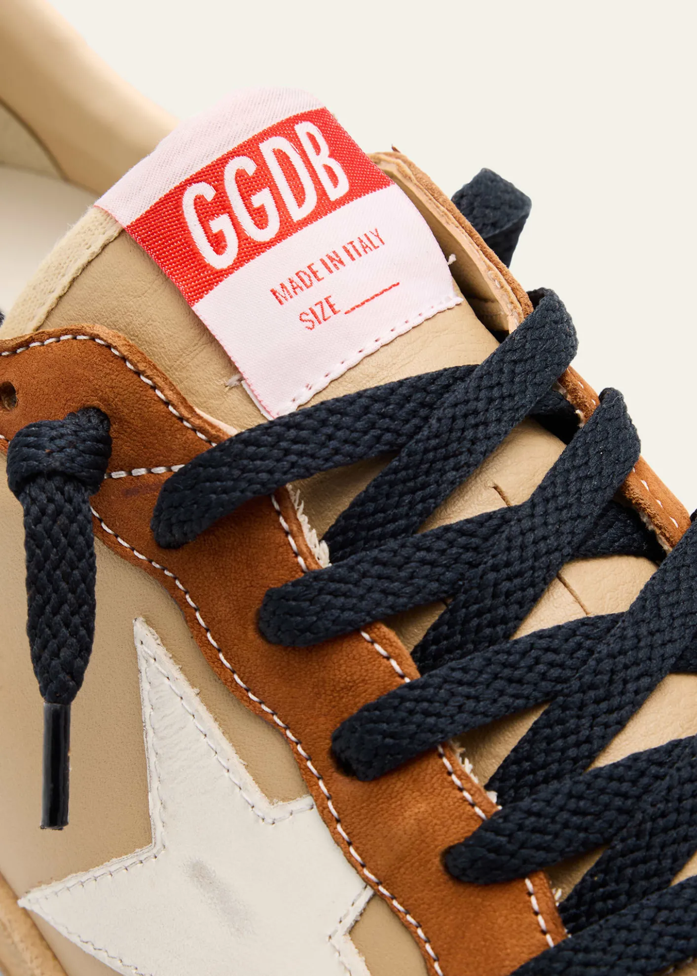 Golden GooseMen's Ball Star Low-Top Nubuck Leather Sneakers - Exclusive