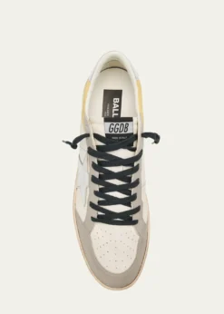 Golden GooseMen's Ball Star Metallic Leather Low-Top Sneakers, Exclusive