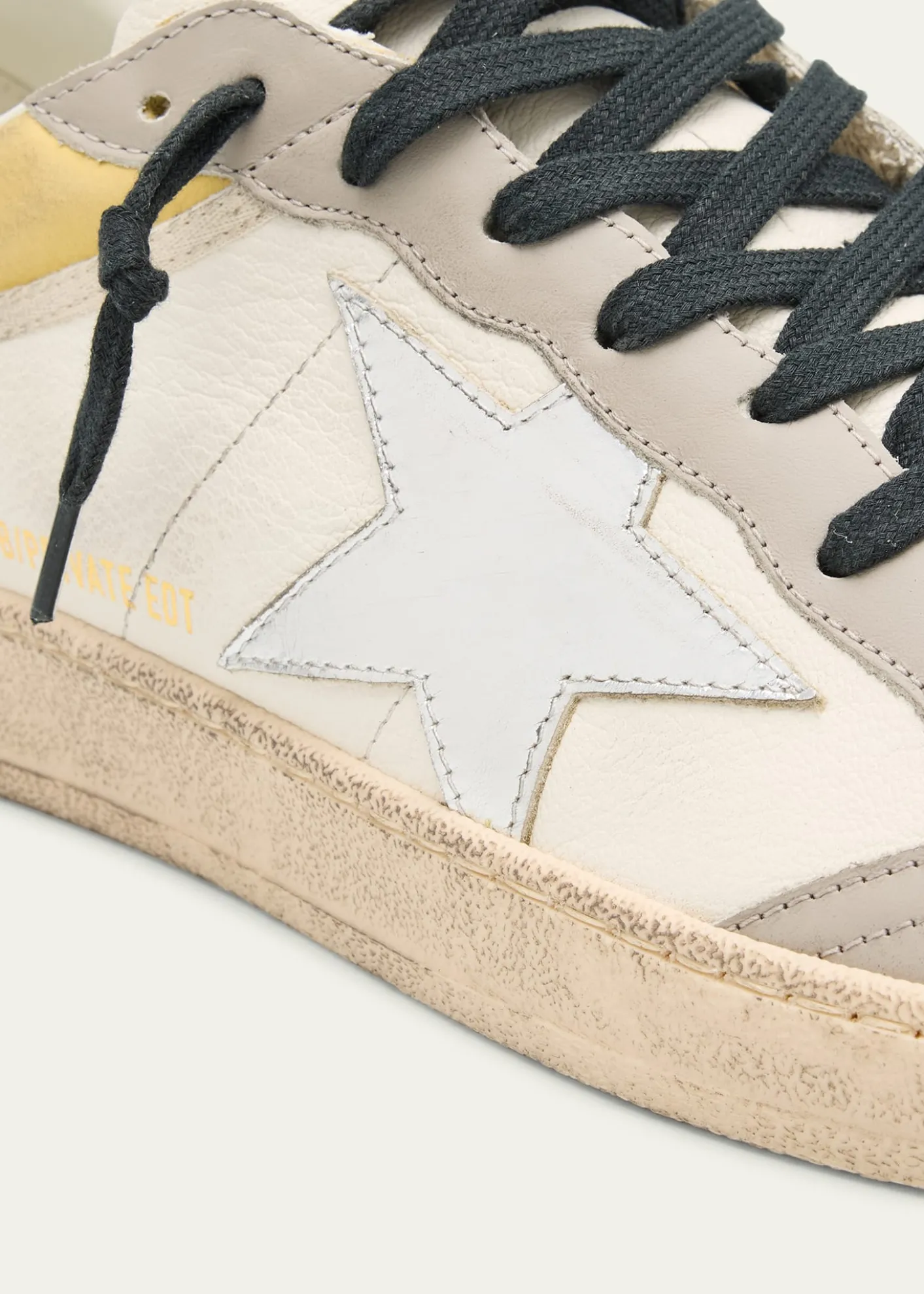 Golden GooseMen's Ball Star Metallic Leather Low-Top Sneakers, Exclusive