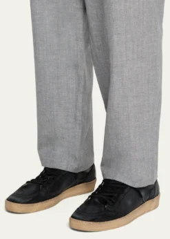 Golden GooseMen's Exclusive Ball Star Nubuck Low-Top Sneakers