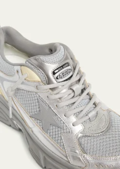 Golden GooseMen's Lightstar Mesh and Leather Runner Sneakers