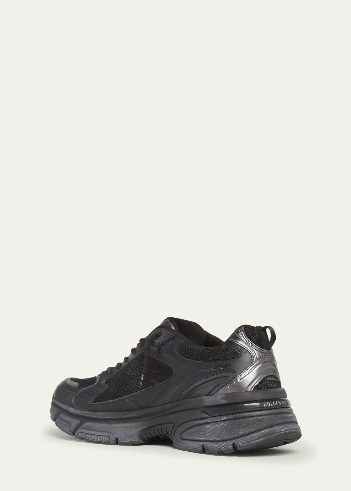 Golden GooseMen's Lightstar Mesh and Leather Sneakers
