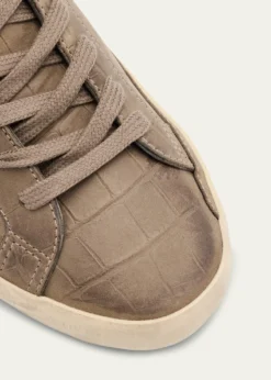 Golden GooseMen's Super-Star Croc-Printed Nubuck Leather Sneakers, Exclusive