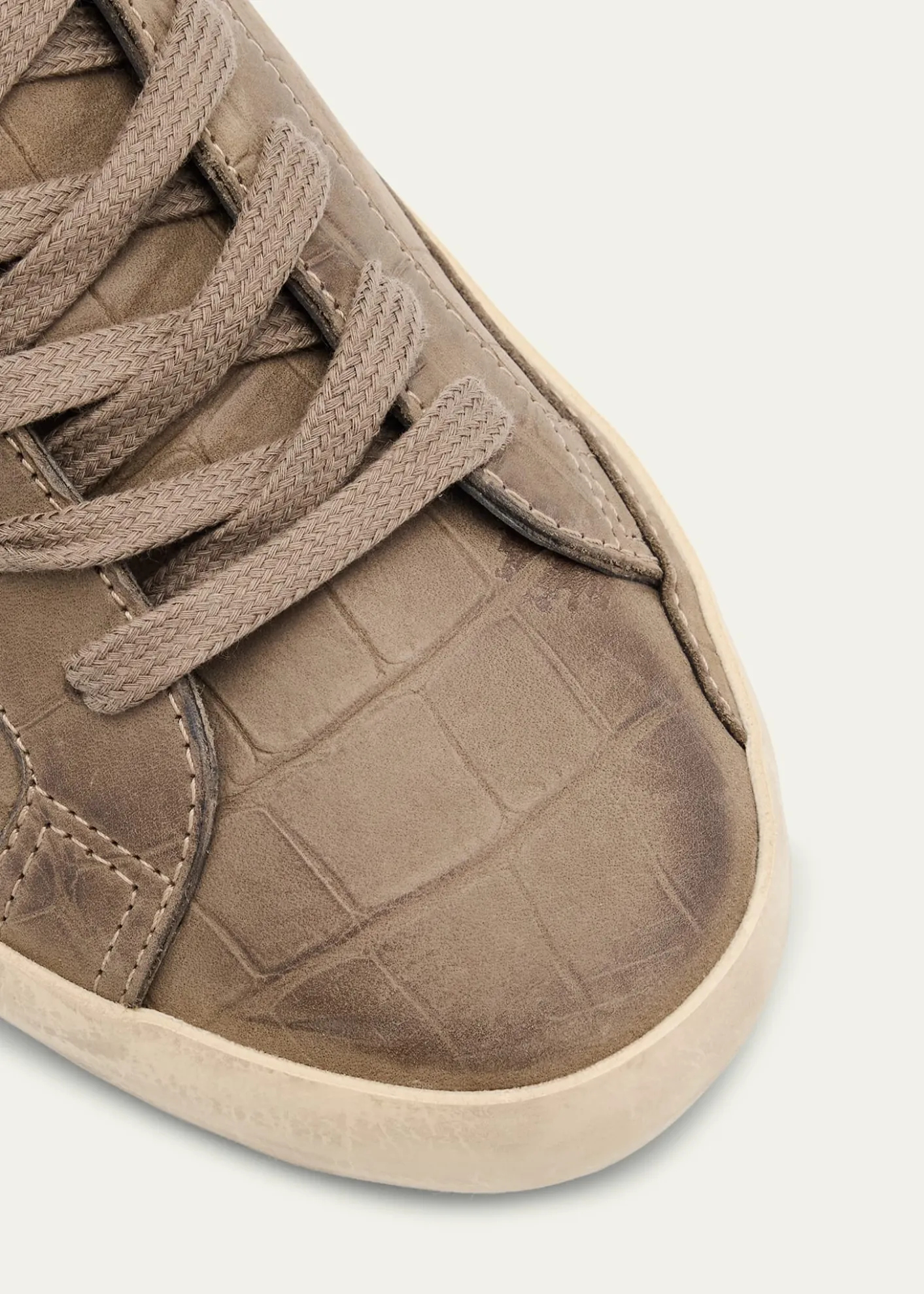 Golden GooseMen's Super-Star Croc-Printed Nubuck Leather Sneakers, Exclusive