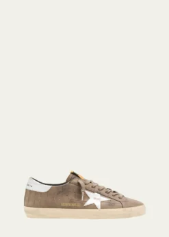 Golden GooseMen's Super-Star Croc-Printed Nubuck Leather Sneakers, Exclusive