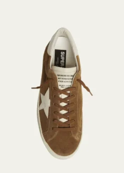 Golden GooseMen's Super Star Low-Top Suede Sneakers