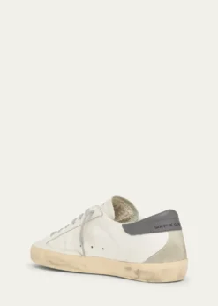 Golden GooseMen's Super-Star Leather and Suede Low-Top Sneakers