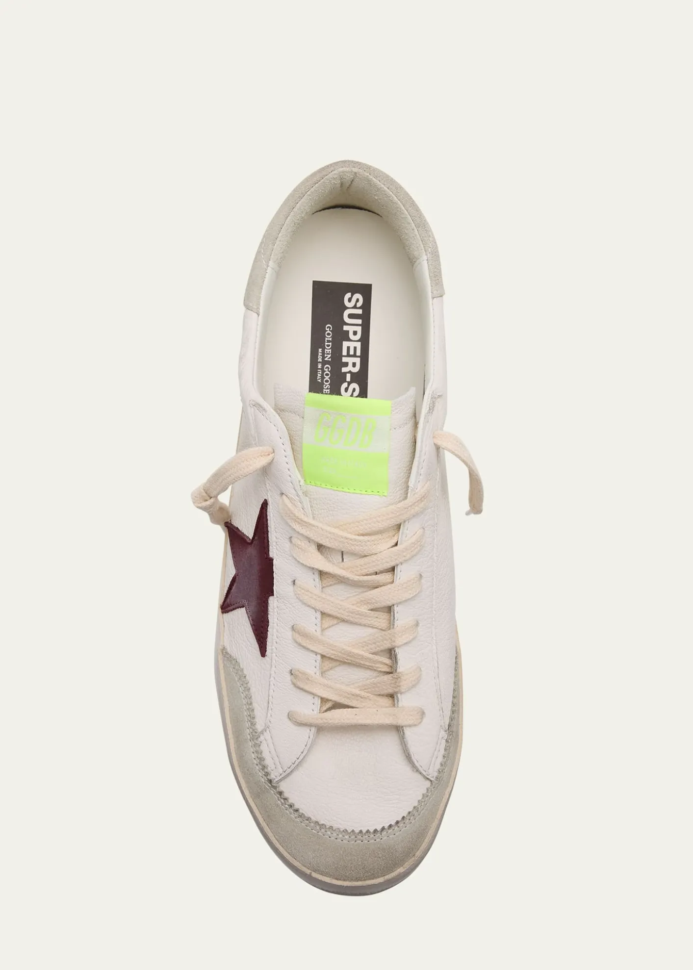 Golden GooseMen's Superstar Napa and Nubuck Low-Top Sneakers
