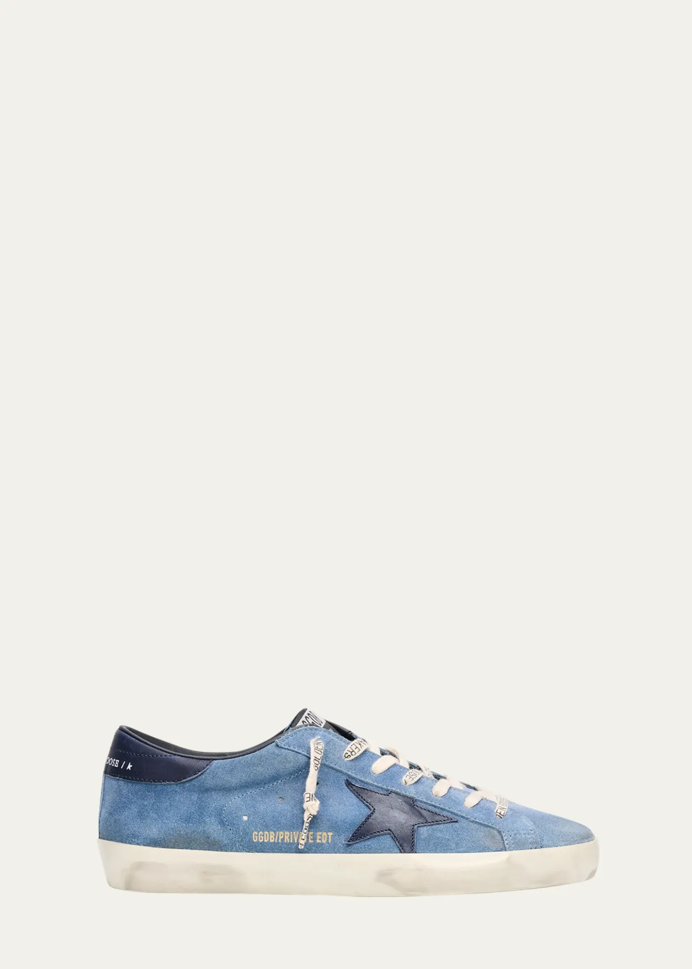 Golden GooseMen's Super-Star Suede Low-Top Sneakers