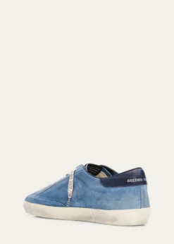 Golden GooseMen's Super-Star Suede Low-Top Sneakers