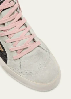 Golden GooseMid Star Glitter Leopard Wing-Tip Sneakers