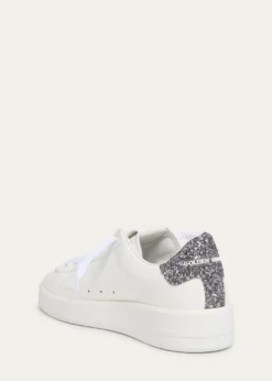 Golden GoosePurestar Leather Glitter Low-Top Sneakers