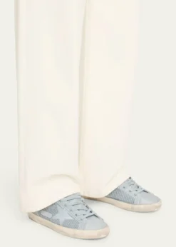 Golden GooseSabot Embroidered Cotton Slide Sneakers