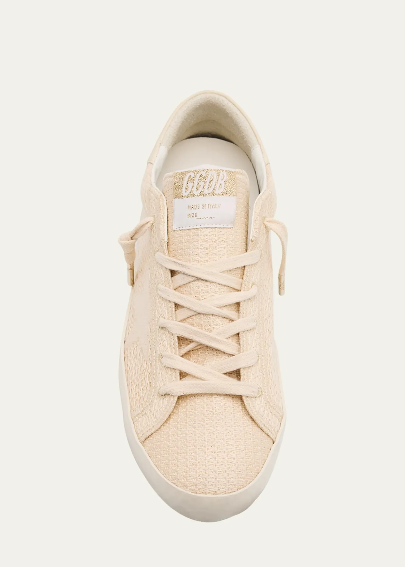 Golden GooseSuper-Star Embroidered Cotton Low-Top Sneakers