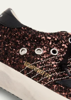 Golden GooseSuper-Star Low-Top Glitter Sneakers