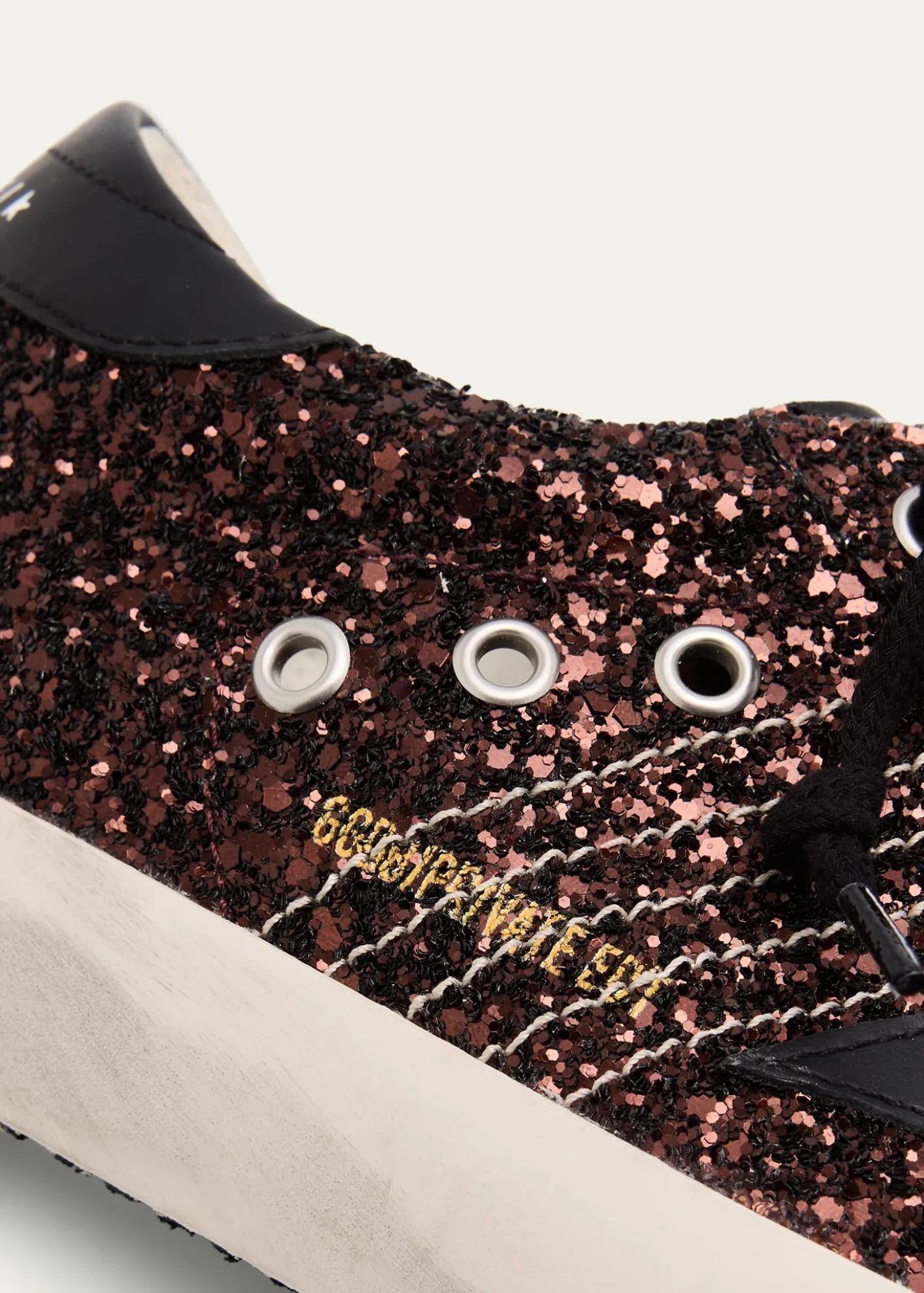 Golden GooseSuper-Star Low-Top Glitter Sneakers