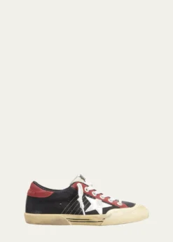 Golden GooseSuperstar Mixed Leather Low-Top Sneakers