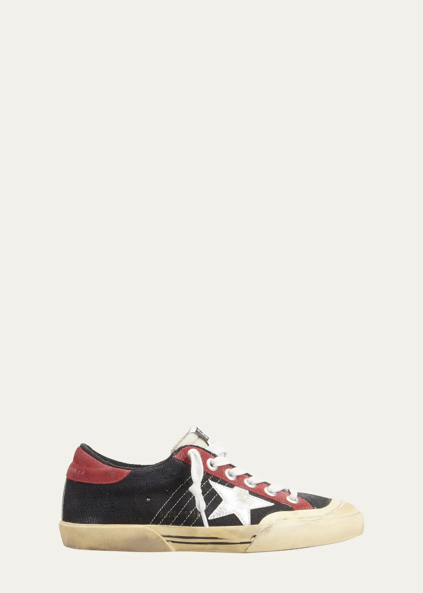 Golden GooseSuperstar Mixed Leather Low-Top Sneakers