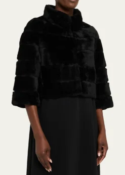 GorskiLamb Shearling Bolero Jacket
