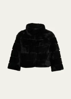 GorskiLamb Shearling Bolero Jacket