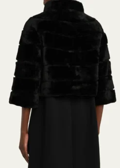 GorskiLamb Shearling Bolero Jacket