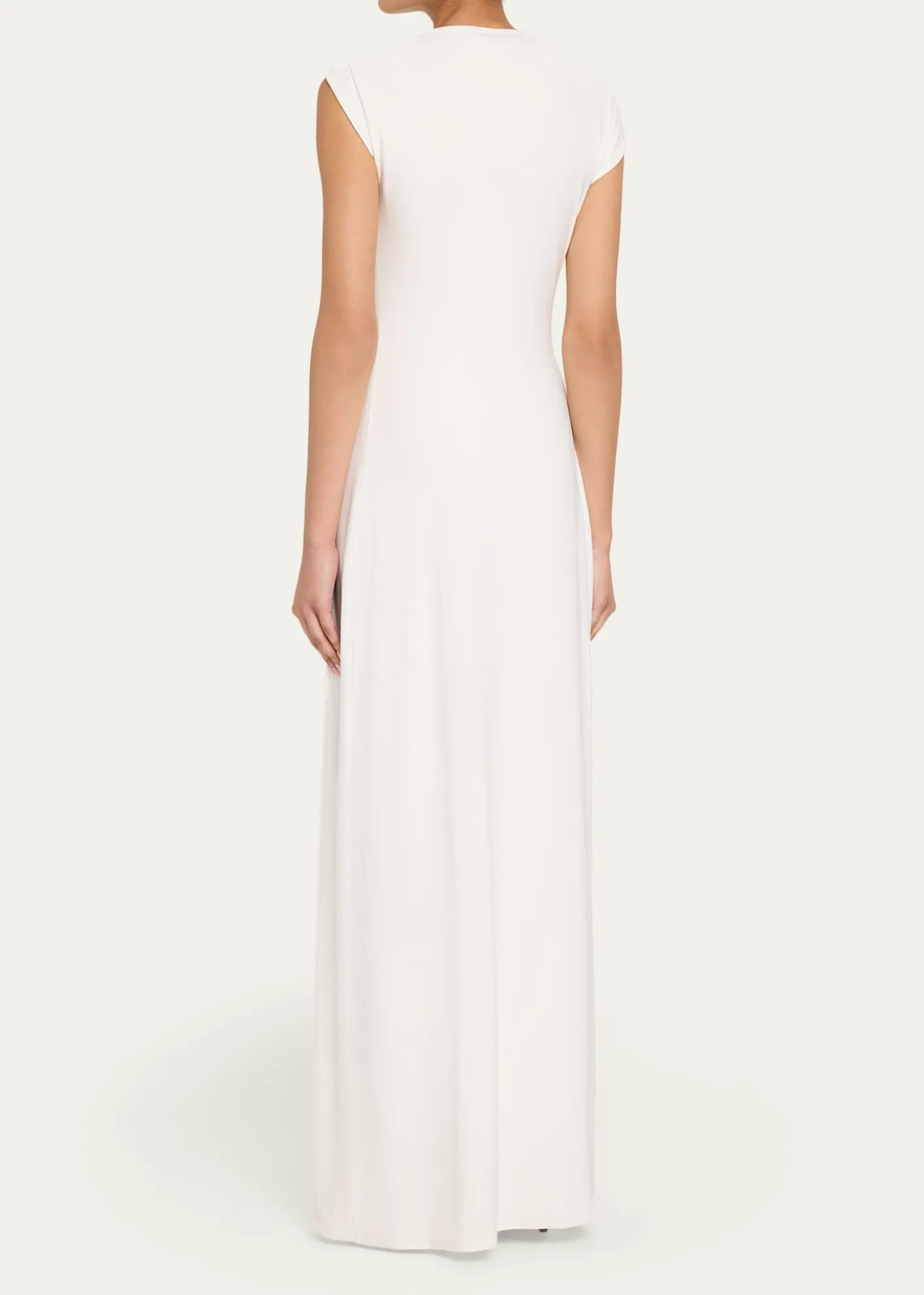 GRACE LINGRelic Charms Gathered Jersey Maxi Dress