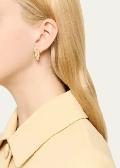 Grace Winfrey18K Honey Bee Wing Stud Earrings