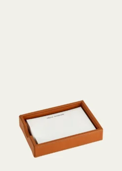 Graphic ImageLeather Memo Tray with 25 "Hello Sunshine" Note Cards