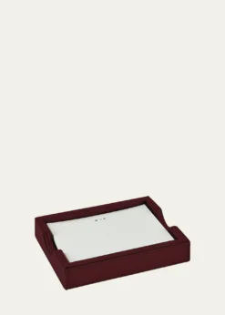 Graphic ImageLeather Memo Tray with 100
