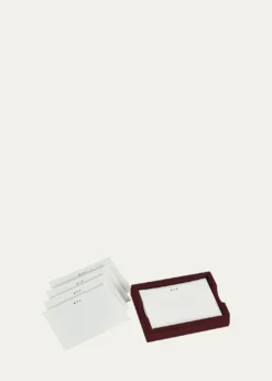 Graphic ImageLeather Memo Tray with 100