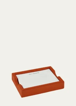Graphic ImageLeather Memo Tray with 100 "Wild Thoughts" Note Cards
