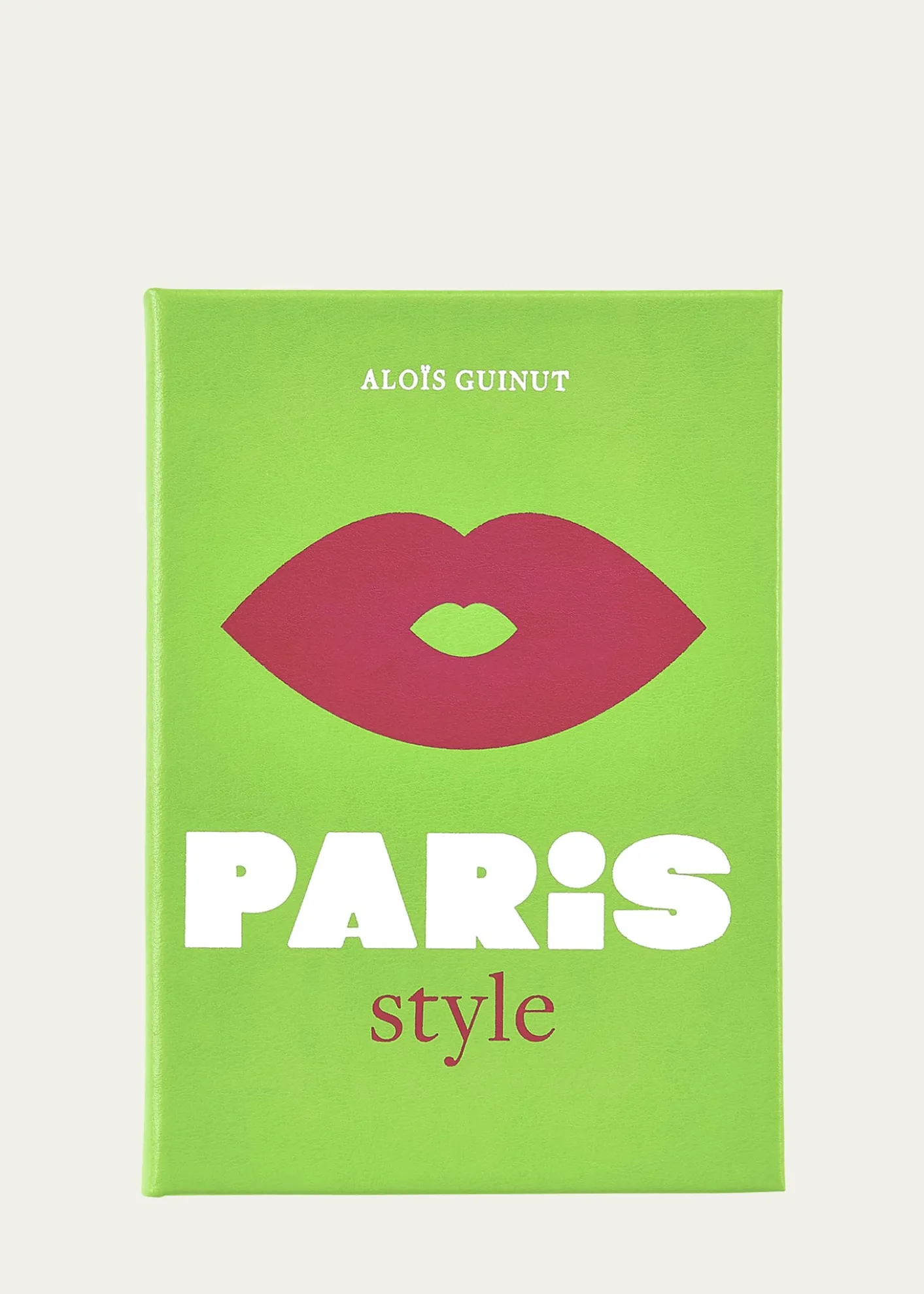 Graphic Image"Little Book of Paris Style" Leather-Bound Book by Alois Guinut