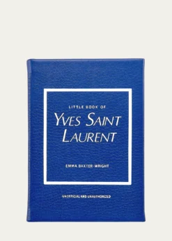 Graphic Image"Little Book of Yves Saint Laurent" Leather Bound Book by Emma Baxter-Wright