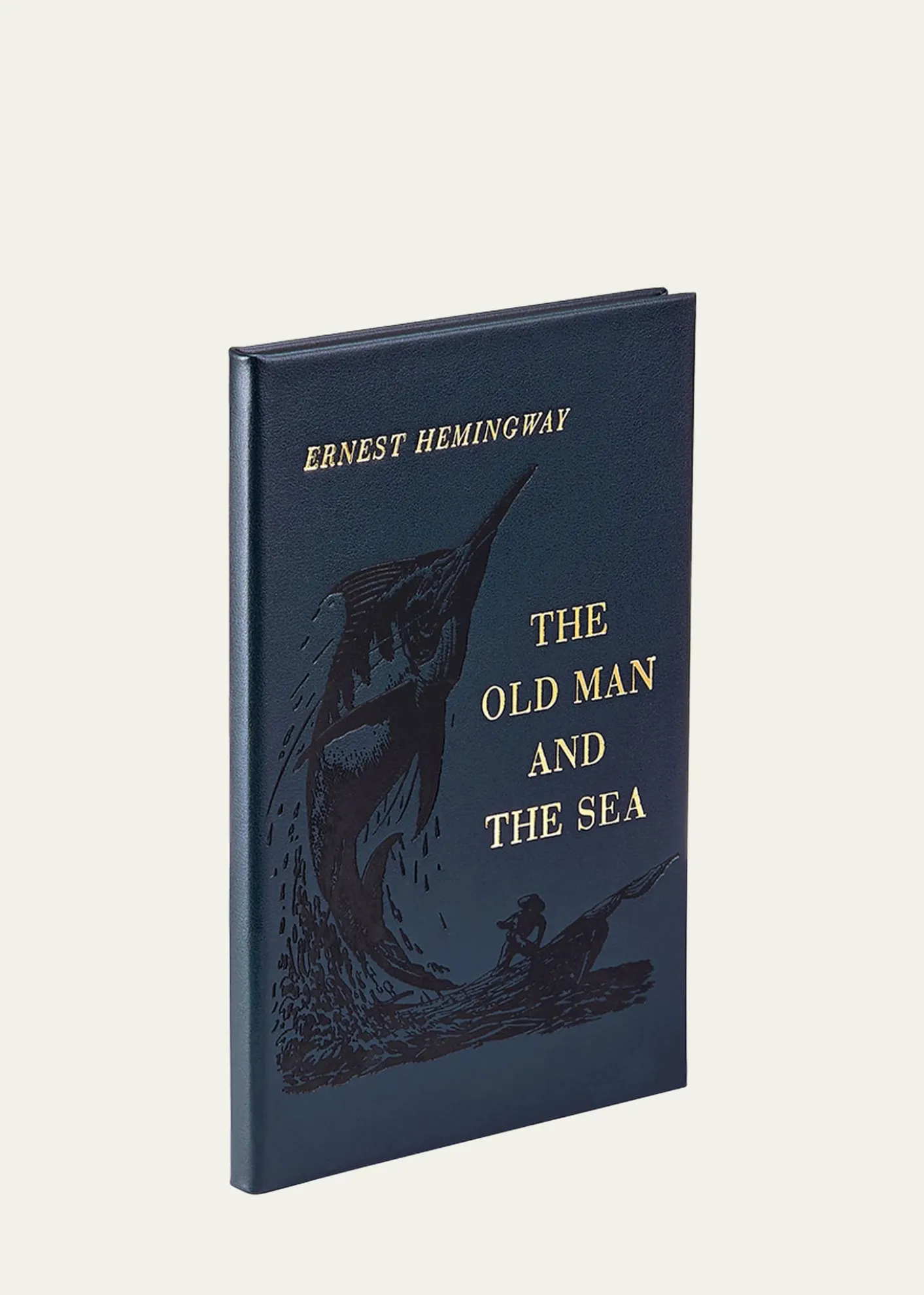 Graphic Image"The Old Man and the Sea" Leather Bound Book by Ernest Hemingway