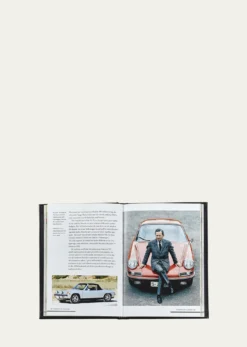 Graphic Image"The Story of Porsche" Leather Bound Book by Luke Smith